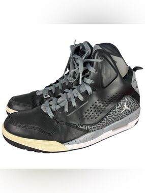 Nike Air Jordan Flight SC-3 Black Gray Sneakers Men's Size 13 641444-003